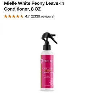 Mielle White Peony Leave-In Conditioner - Vibrant Pink